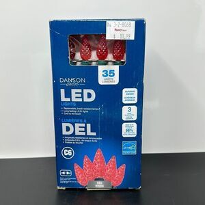 Danson Red LED Christmas lights indoor/outdoor BNIB
